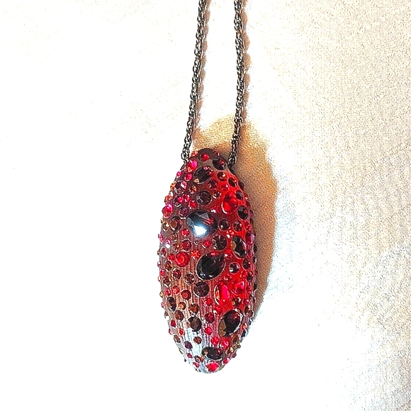 Alexis Bittar Large Pendant Necklace. 28" - Picture 3 of 7